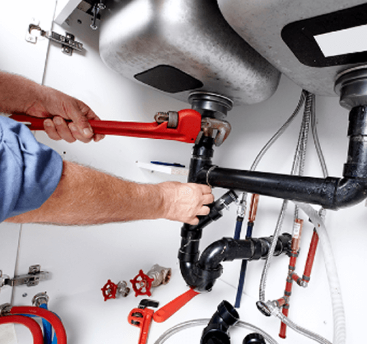 Professional Plumbing Team at Work